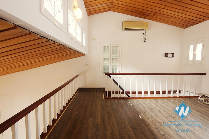 House with large yard and lake view available for rent in Westlake area, Tay Ho, Hanoi