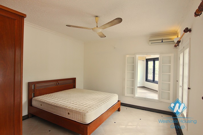 House with large yard and lake view available for rent in Westlake area, Tay Ho, Hanoi