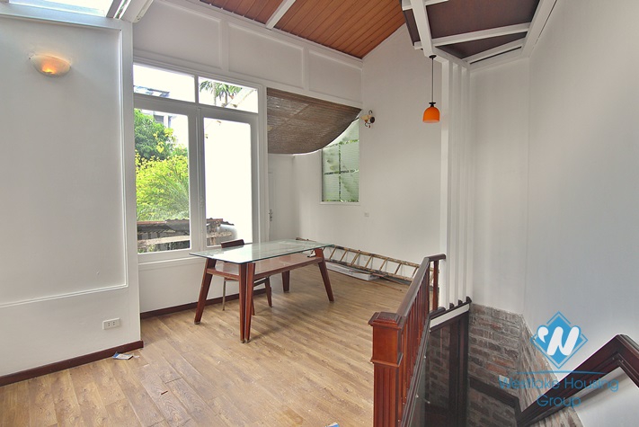 House with large yard and lake view available for rent in Westlake area, Tay Ho, Hanoi
