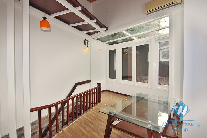 House with large yard and lake view available for rent in Westlake area, Tay Ho, Hanoi