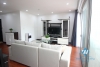 A shiny serviced apartment with 2 bedrooms for rent on Kim Ma street
