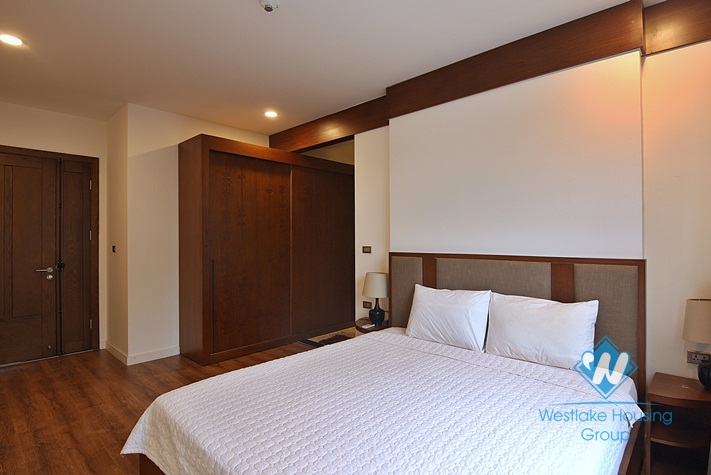 An exquisite 3 bedroom apartment for rent on Dang Thai Mai street