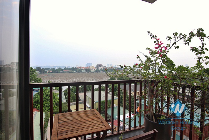 An exquisite 3 bedroom apartment for rent on Dang Thai Mai street