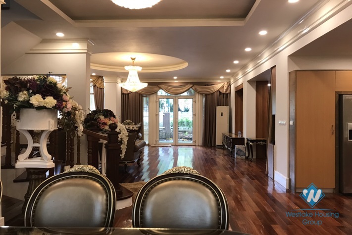 A gorgeous villa with beautiful garden for rent in Ciputra Complex