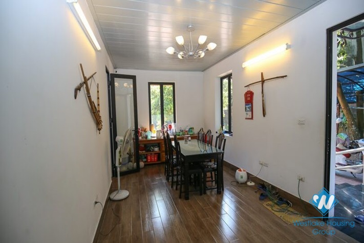 Big garden house for rent in Ngoc Thuy, Long Bien area 