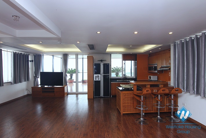 Spacious 03 bedrooms apartment with lake view for rent in Quang Khanh, Tay Ho