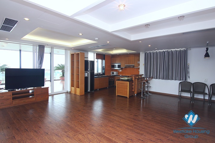 Spacious 03 bedrooms apartment with lake view for rent in Quang Khanh, Tay Ho