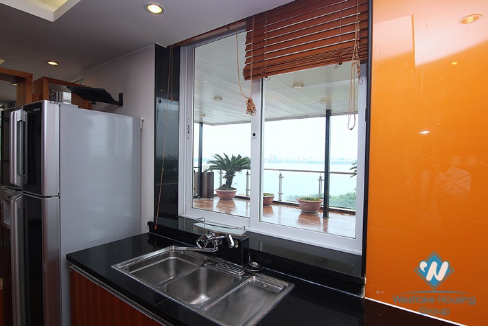 Spacious 03 bedrooms apartment with lake view for rent in Quang Khanh, Tay Ho