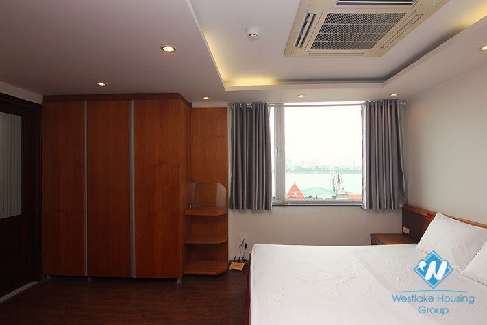 Spacious 03 bedrooms apartment with lake view for rent in Quang Khanh, Tay Ho