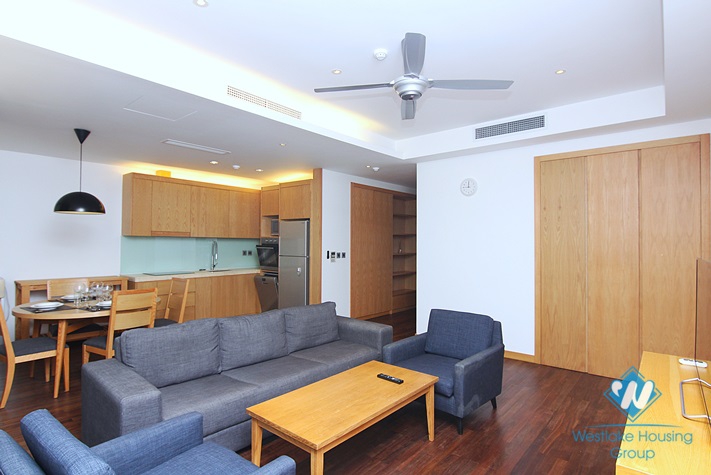 Bright spacious 2 bedrooms apartment for rent in central Tay Ho, Hanoi