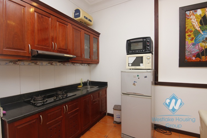 A spacious onne-bedroom apartment on Tran Phu street, Ba Dinh, Hanoi