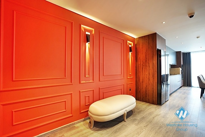 A marvelous duplex 2 bedroom apartment for rent in PentStudio Hanoi