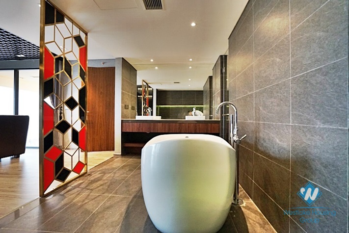 A marvelous duplex 2 bedroom apartment for rent in PentStudio Hanoi
