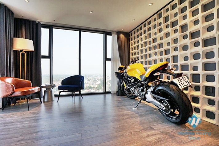 A marvelous duplex 2 bedroom apartment for rent in PentStudio Hanoi