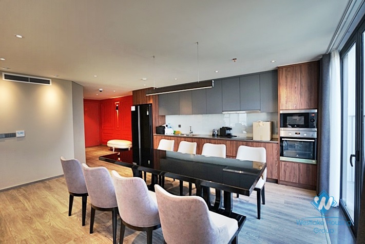 A marvelous duplex 2 bedroom apartment for rent in PentStudio Hanoi