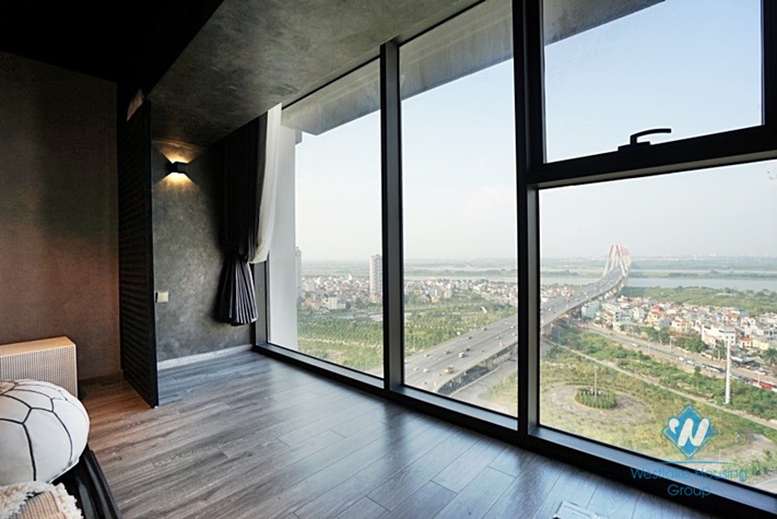 A marvelous duplex 2 bedroom apartment for rent in PentStudio Hanoi