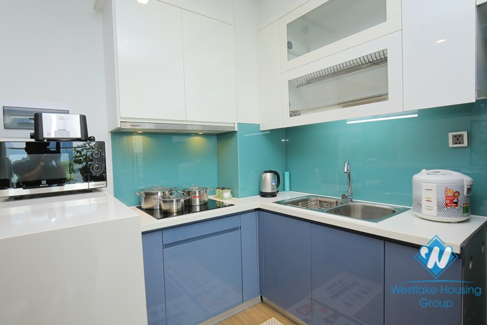 A superb three-bedroom apartment in the high-rise building Vinhome Metroplis, Lieu Giai, Ba Dinh
