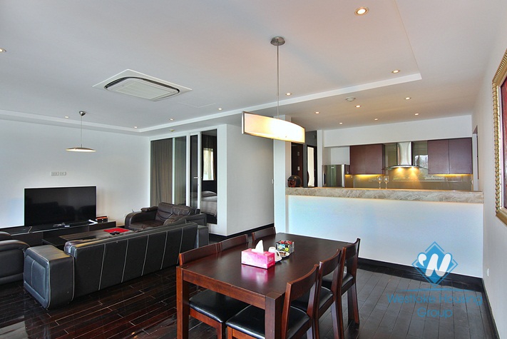 A lakeview 3 bedroom apartment for rent in Quang An, Tay Ho