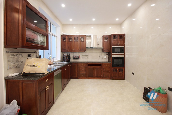 A brand-new 3 story villa in Ciputra, Tay Ho for rent