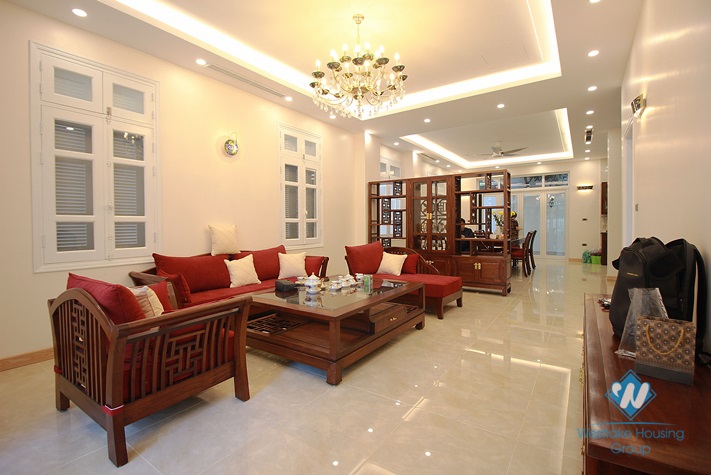 A brand-new 3 story villa in Ciputra, Tay Ho for rent