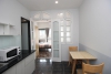 Bright one bedroom apartment for rent in Phan Huy Ich, Ba Dinh area