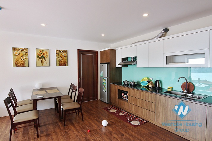 A beautiful 2 bedroom apartment with lake view in Nhat Chieu, Tay Ho