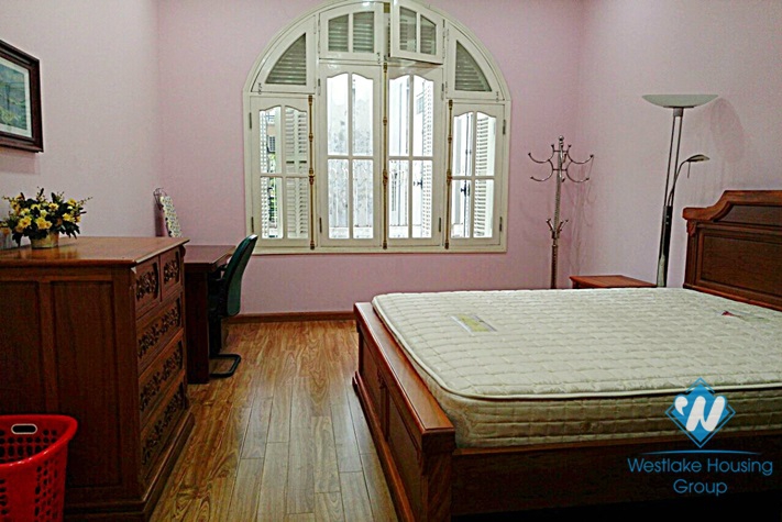 A spacious bedroom apartment apartment on Doi Can street, Ba Dinh, Hanoi
