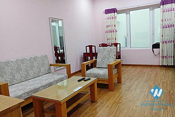 A spacious bedroom apartment apartment on Doi Can street, Ba Dinh, Hanoi