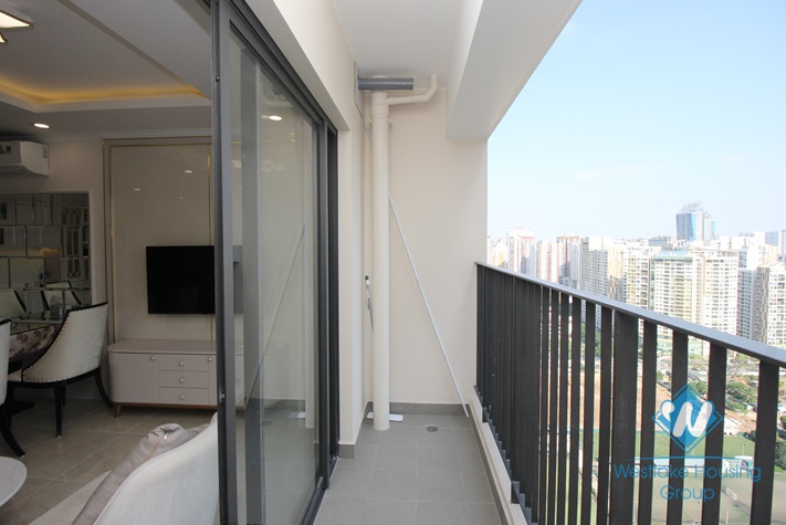 Lake view two bedrooms apartment for rent in Dcapital, Tran Duy Hung, Cau Giay