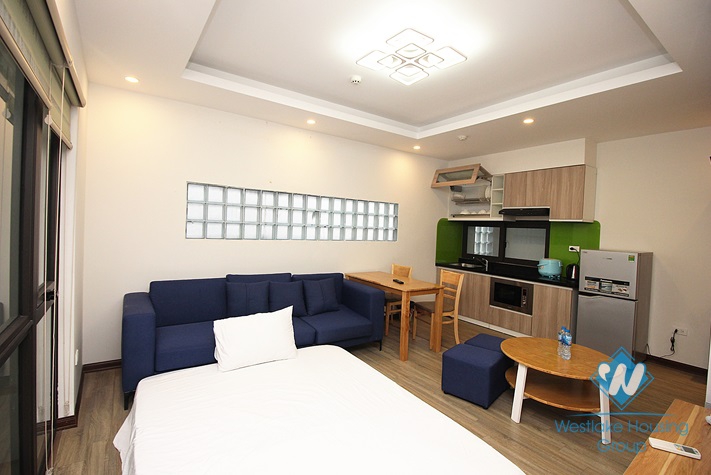 Cozy one bedroom apartment for rent in Ton That Thuyet, Cau Giay