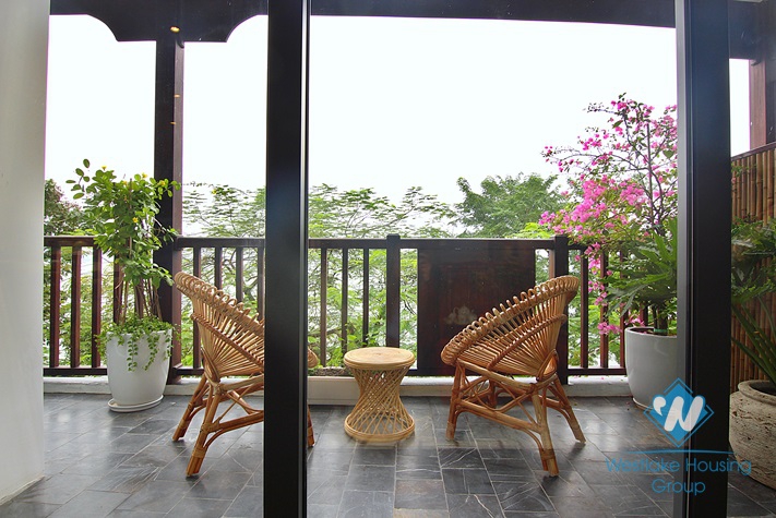 Japanese style 2+ bedroom apartment for rent in Yen Phu village, Tay Ho