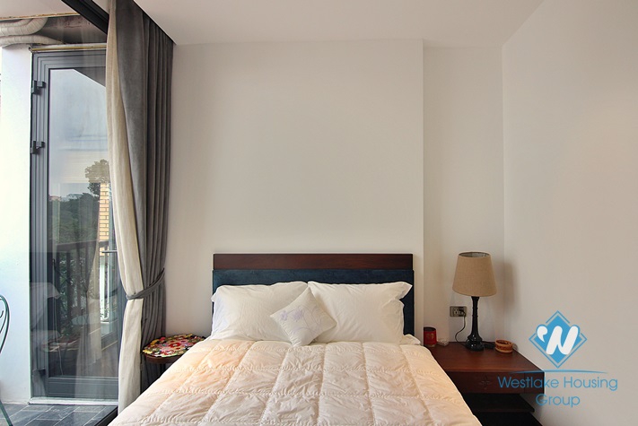 Japanese style 2+ bedroom apartment for rent in Yen Phu village, Tay Ho