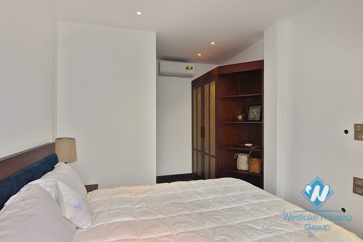 Japanese style 2+ bedroom apartment for rent in Yen Phu village, Tay Ho