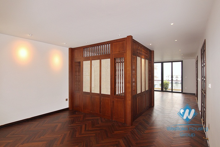A strange and beautiful house by the West Lake for rent in Tay Ho, Hanoi
