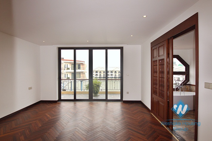 A strange and beautiful house by the West Lake for rent in Tay Ho, Hanoi
