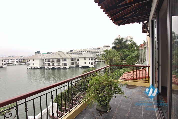 A strange and beautiful house by the West Lake for rent in Tay Ho, Hanoi
