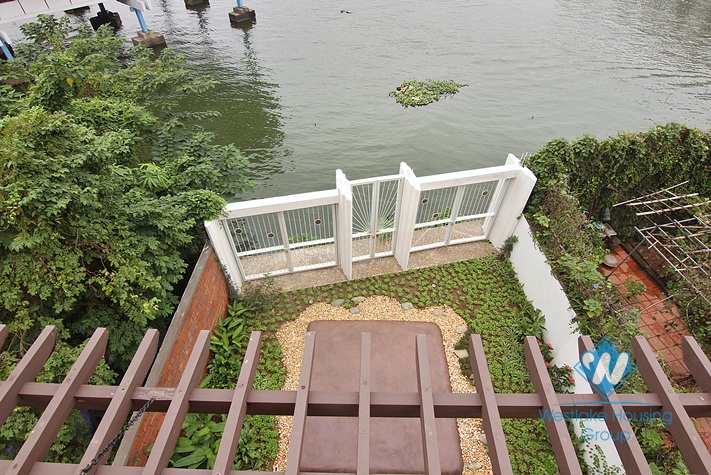A strange and beautiful house by the West Lake for rent in Tay Ho, Hanoi