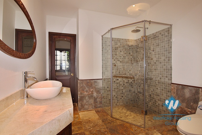 A strange and beautiful house by the West Lake for rent in Tay Ho, Hanoi