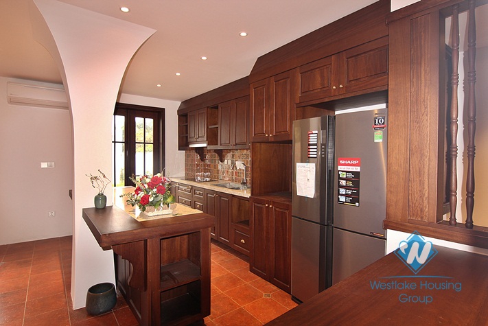 A strange and beautiful house by the West Lake for rent in Tay Ho, Hanoi