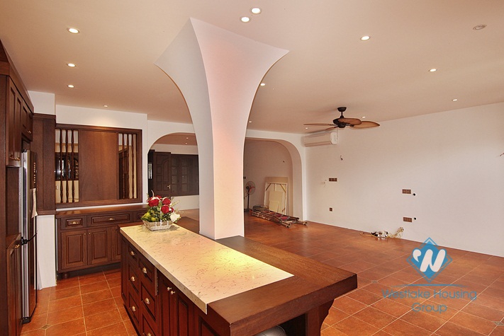 A strange and beautiful house by the West Lake for rent in Tay Ho, Hanoi