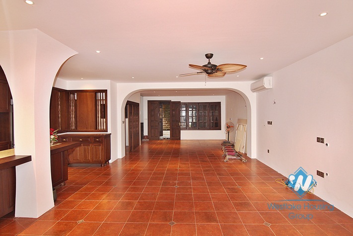 A strange and beautiful house by the West Lake for rent in Tay Ho, Hanoi