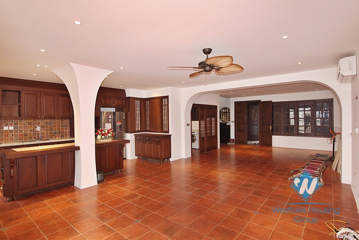 A strange and beautiful house by the West Lake for rent in Tay Ho, Hanoi