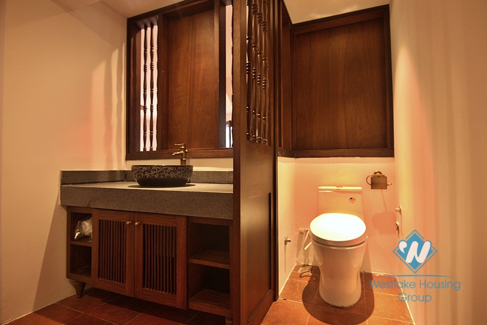 A strange and beautiful house by the West Lake for rent in Tay Ho, Hanoi