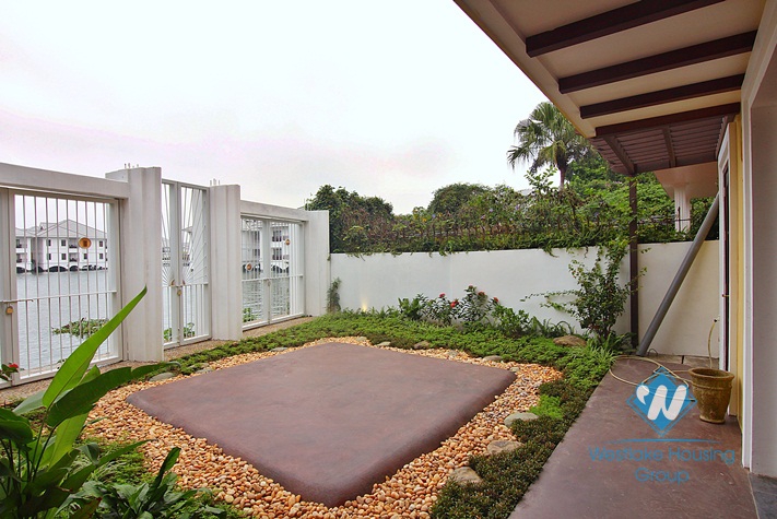 A strange and beautiful house by the West Lake for rent in Tay Ho, Hanoi