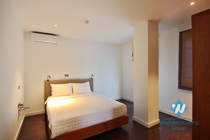 Asian contemporary style 4 bedrooms apartment for rent in Tay Ho, Ha Noi