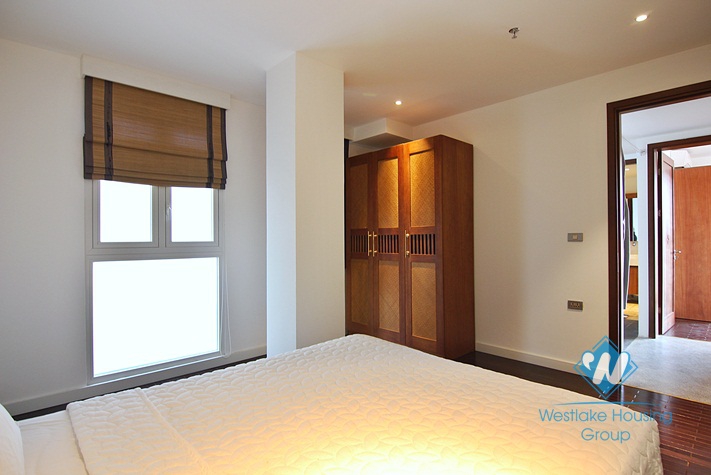 Asian contemporary style 4 bedrooms apartment for rent in Tay Ho, Ha Noi