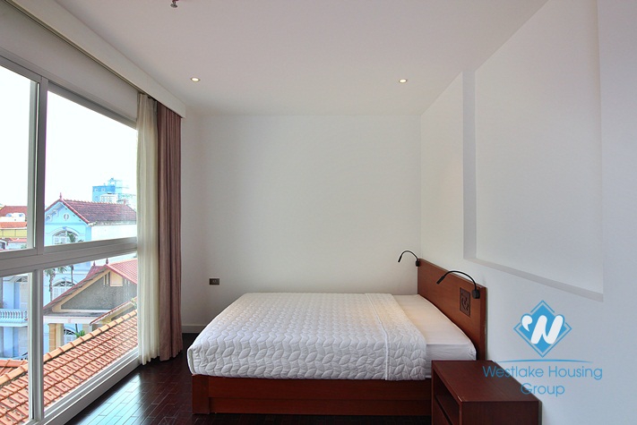 Asian contemporary style 4 bedrooms apartment for rent in Tay Ho, Ha Noi
