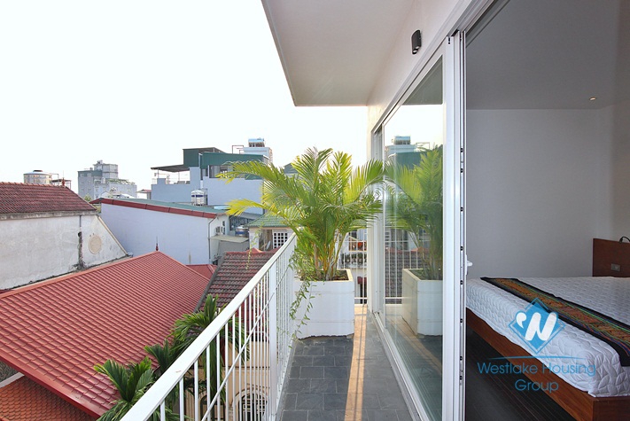 Asian contemporary style 4 bedrooms apartment for rent in Tay Ho, Ha Noi