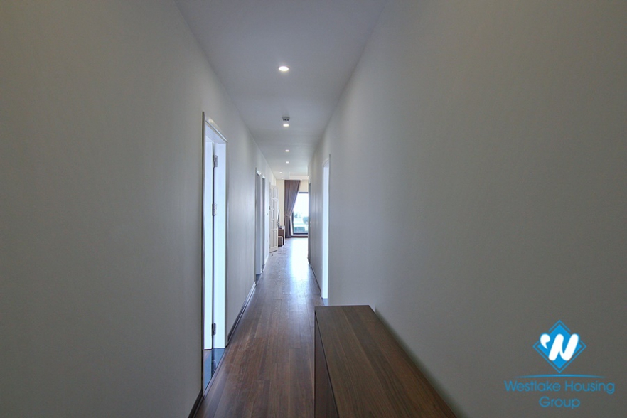 Gorgeous 4 bed / 3 bath apartment for rent on Xuan Dieu, Tay Ho, Hanoi