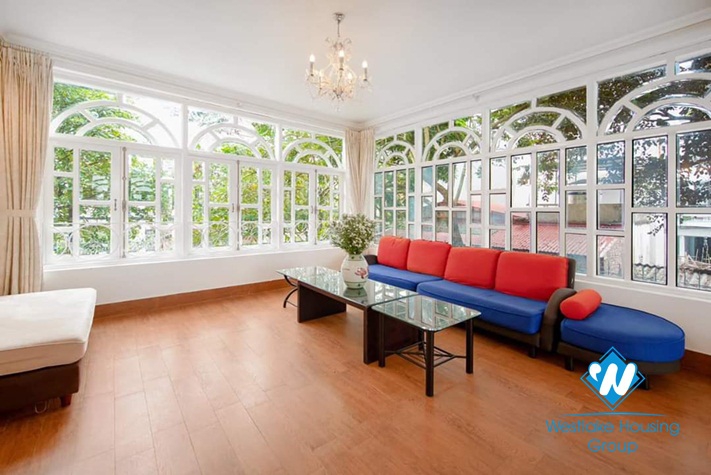 430sqm garden villa for rent in Long Bien district, Hanoi
